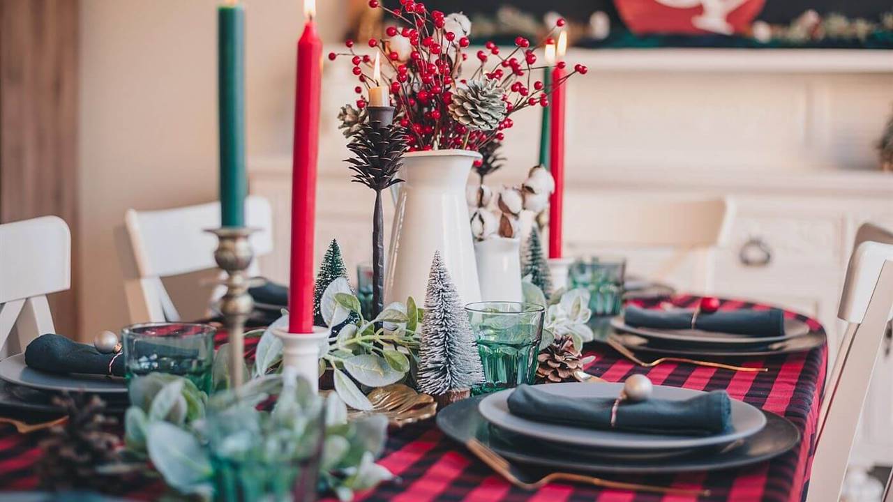 20 mesas de Navidad con ideas para inspirarte