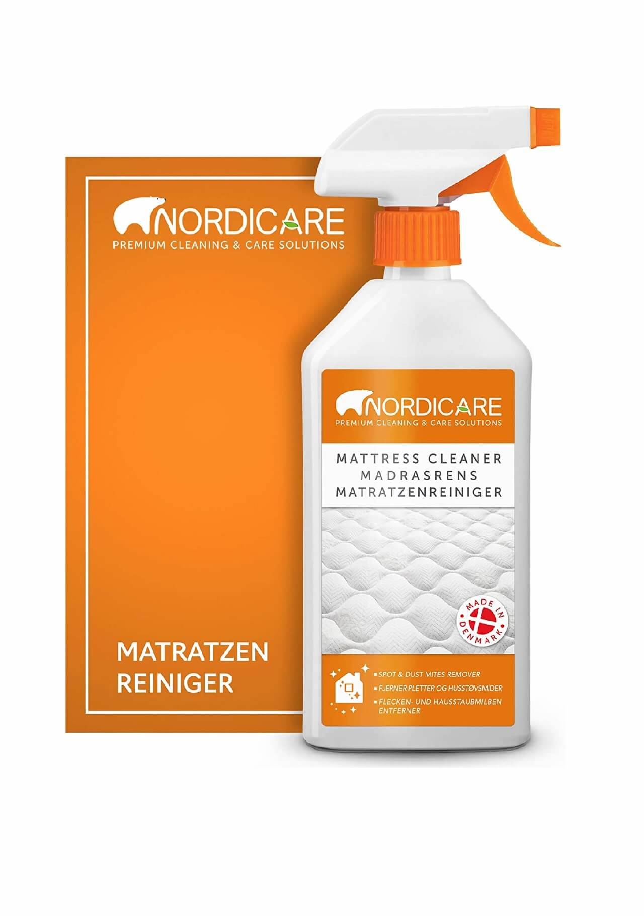 Cómo limpiar un colchón: spray Nordicare Amazon, 13,99€