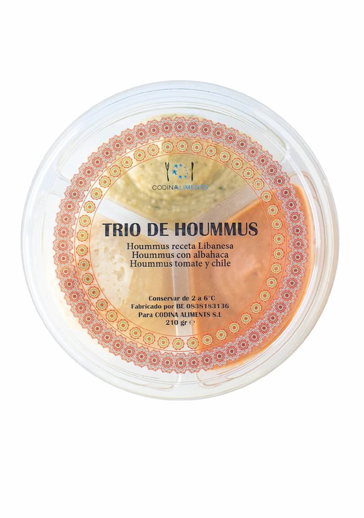 Hummus mercado trío de hummus El Corte Inglés, 4,15€