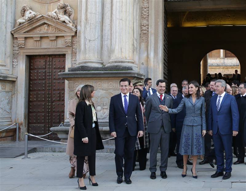 La Reina en Granada en diciembre de 2019