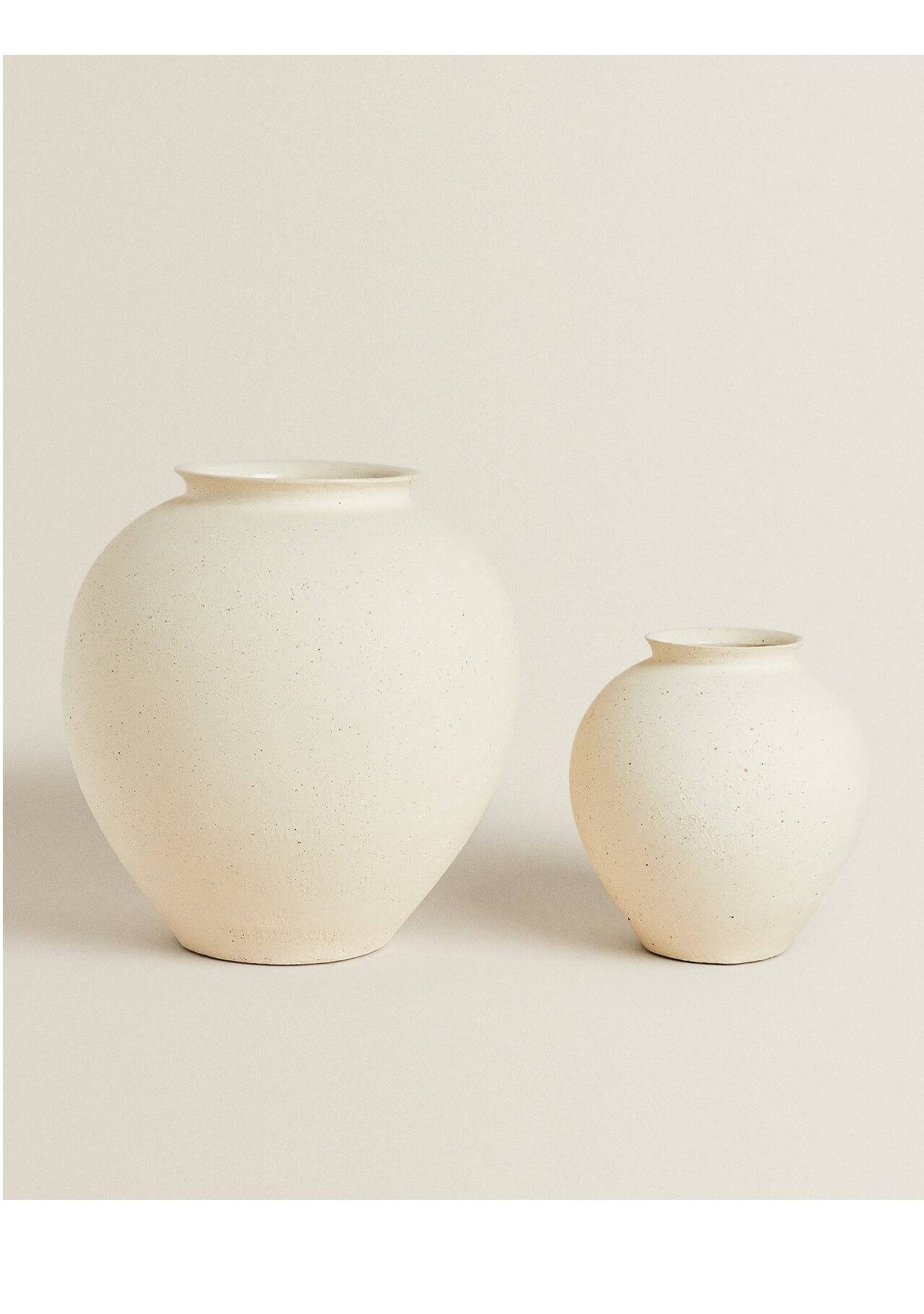 Zara Home jarrones cerámica