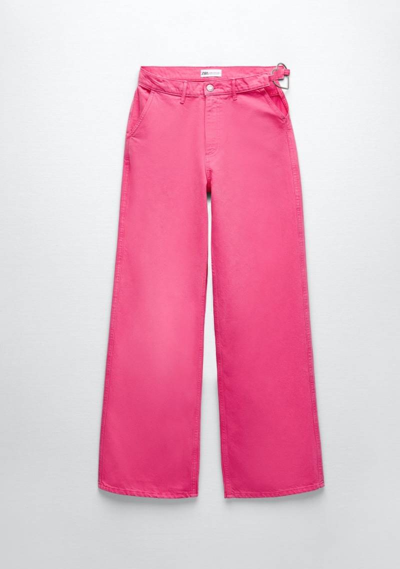 Pantalones rosas de Zara