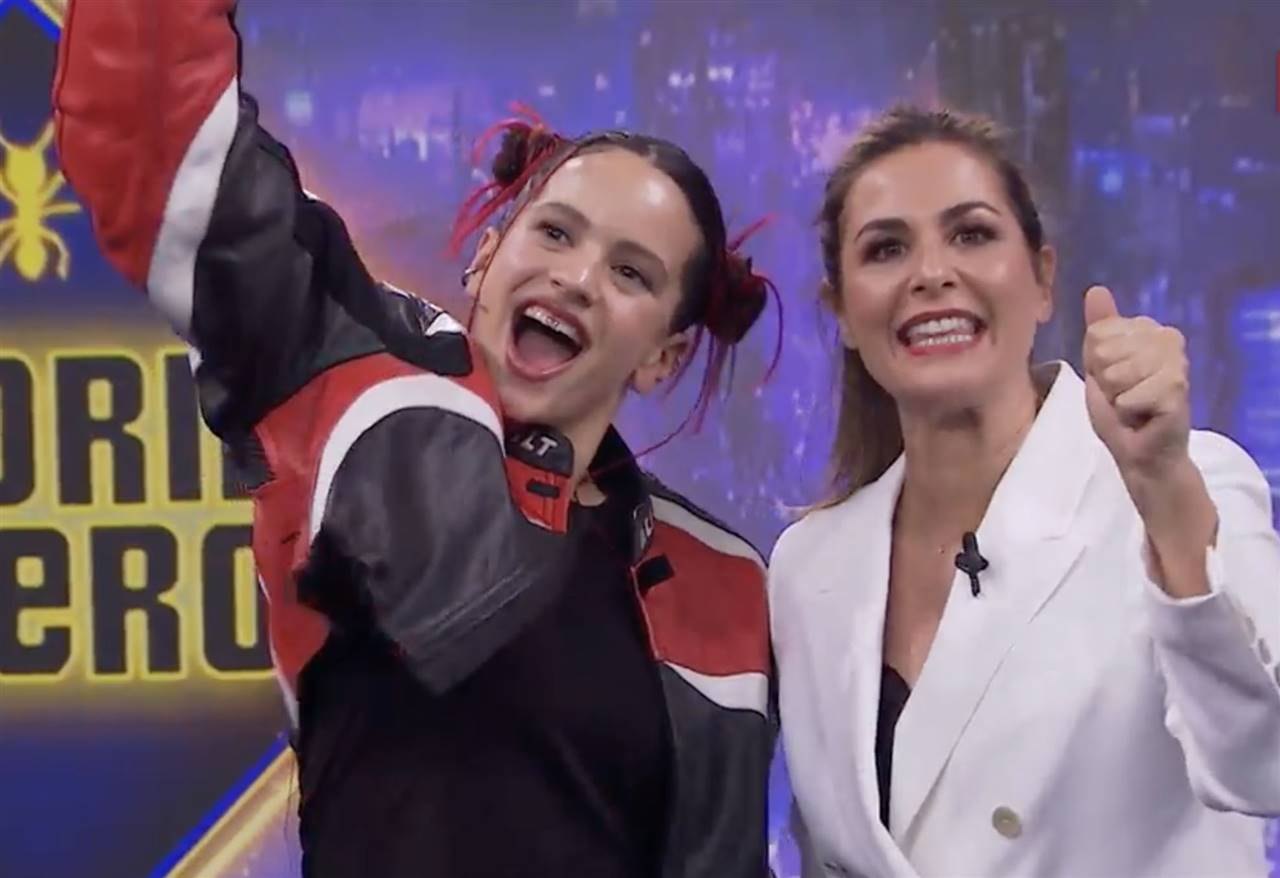 Nuria Roca y Rosalía en 'El Hormiguero'
