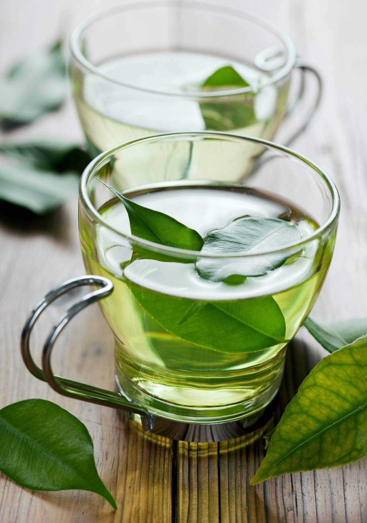 Alimentos umami té verde