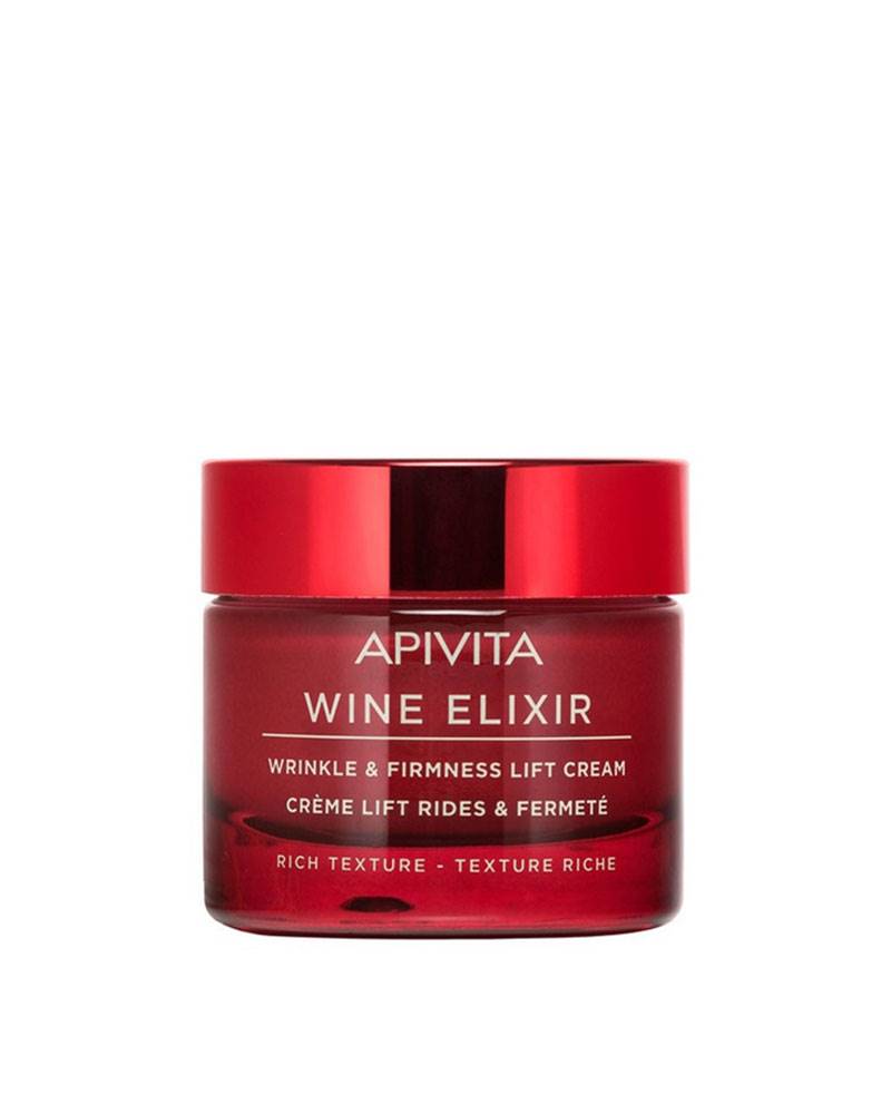 Crema Antiarrugas y Reafirmante con Efecto Lifting Wine Elixir de Apivita