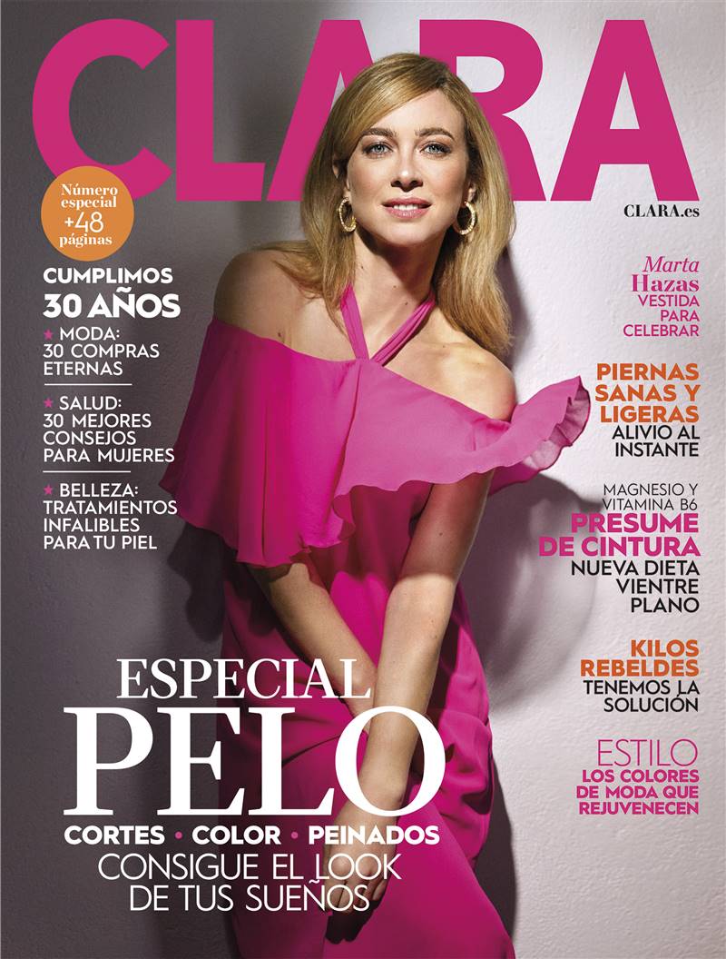 Marta Hazas en portada: ya a la venta el número de mayo de Revista CLARA