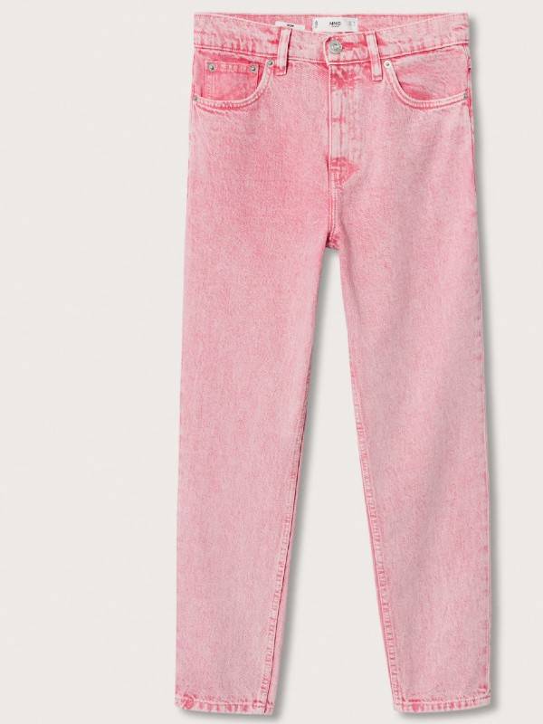 Jeans de color rosa