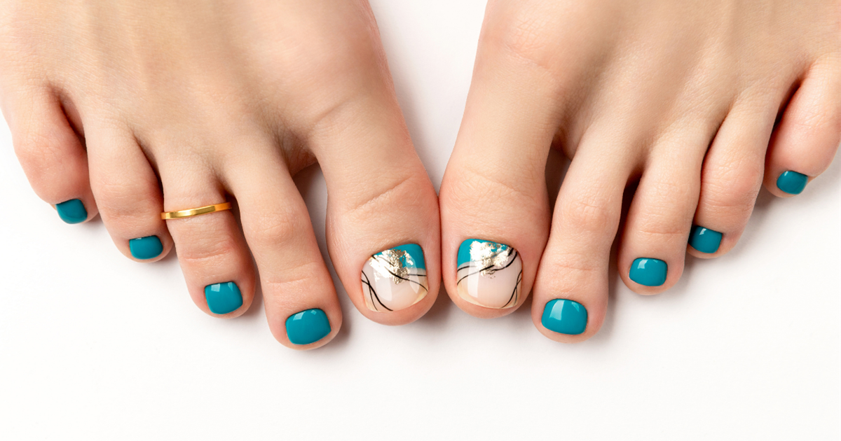 Pedicura diseños de uñas para los pies 2023  Muy Trendy