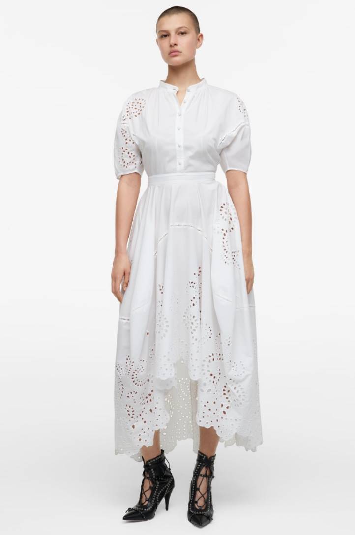 Vestido blanco de Zara