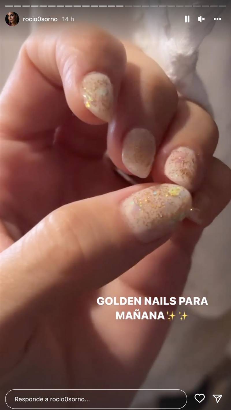 Rocío Osorno diseño de uñas Golden Nails