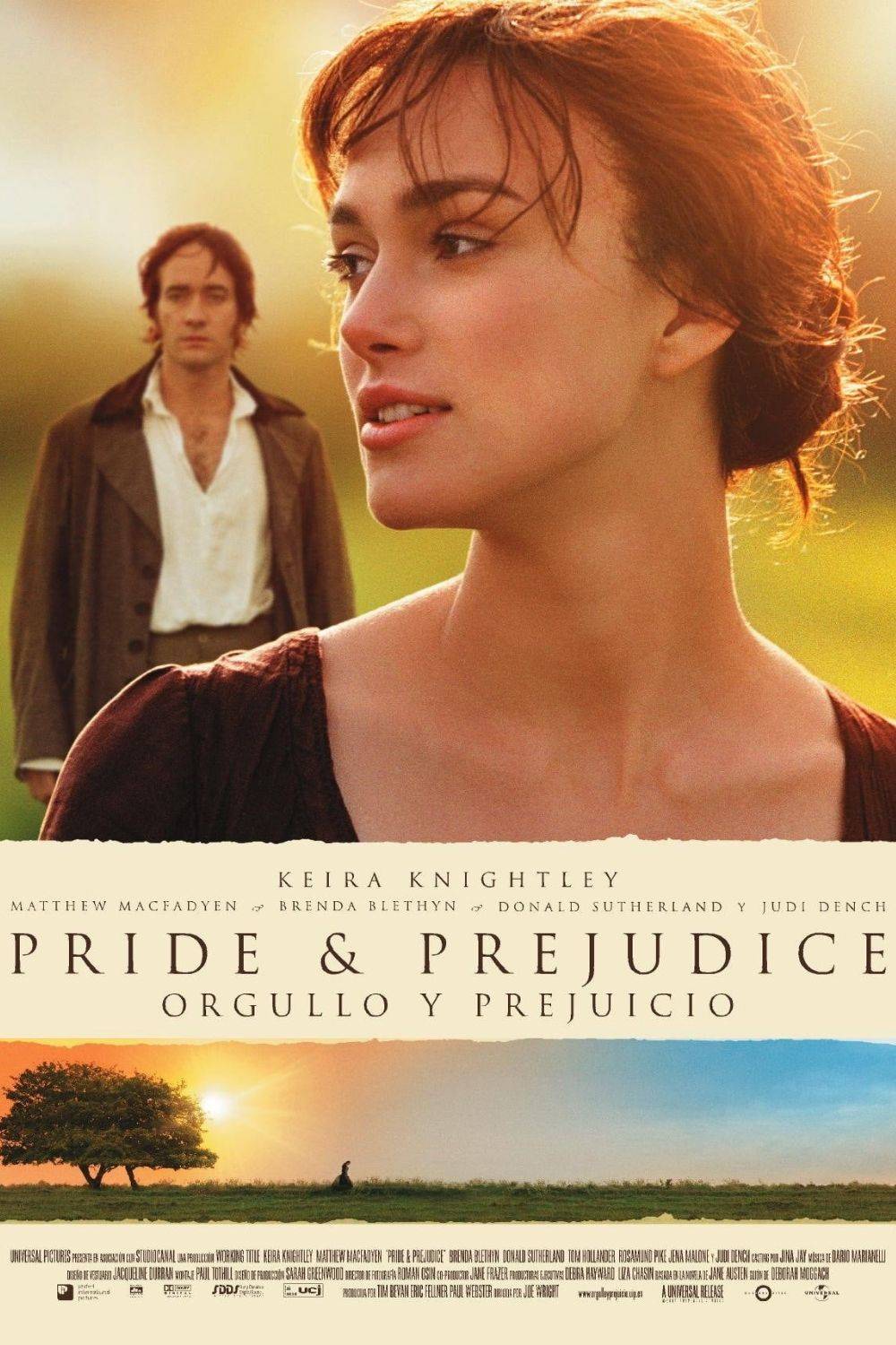 Película de amor clásica - Orgullo y prejuicio (2005)