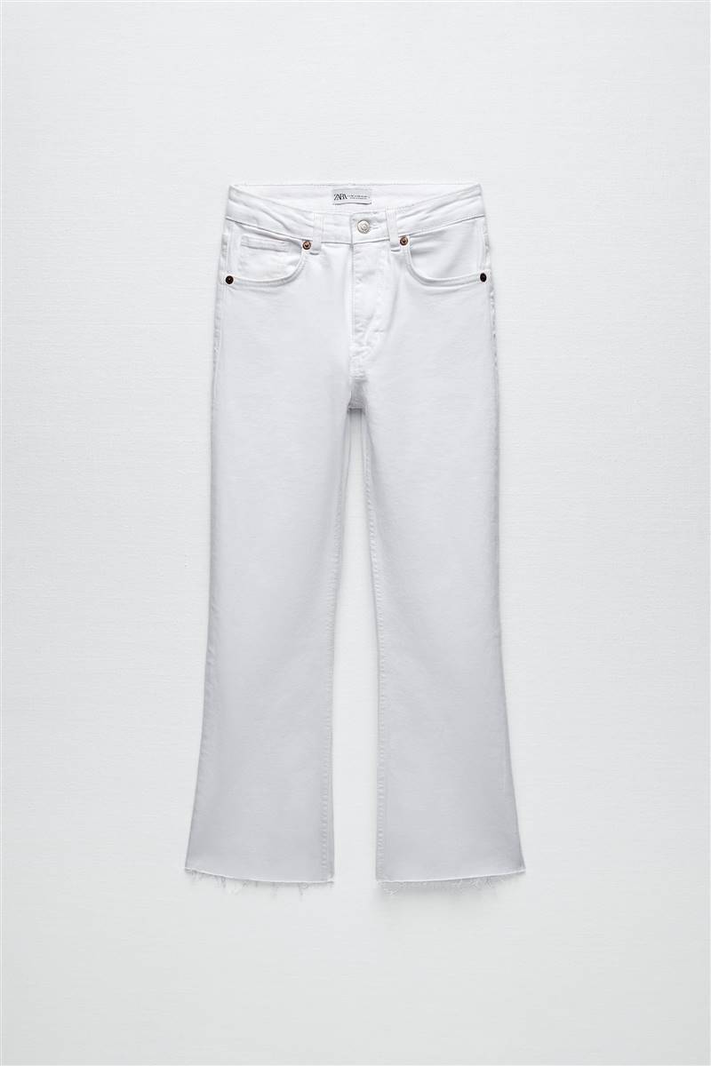Jeans blancos de Zara