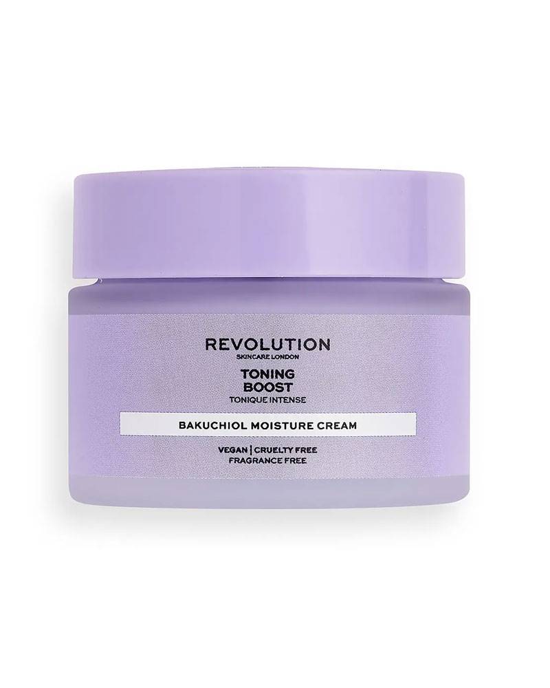 Cremas con retinoides Revolution Skincare Toning Boost Moisture Cream con Bakuchiol