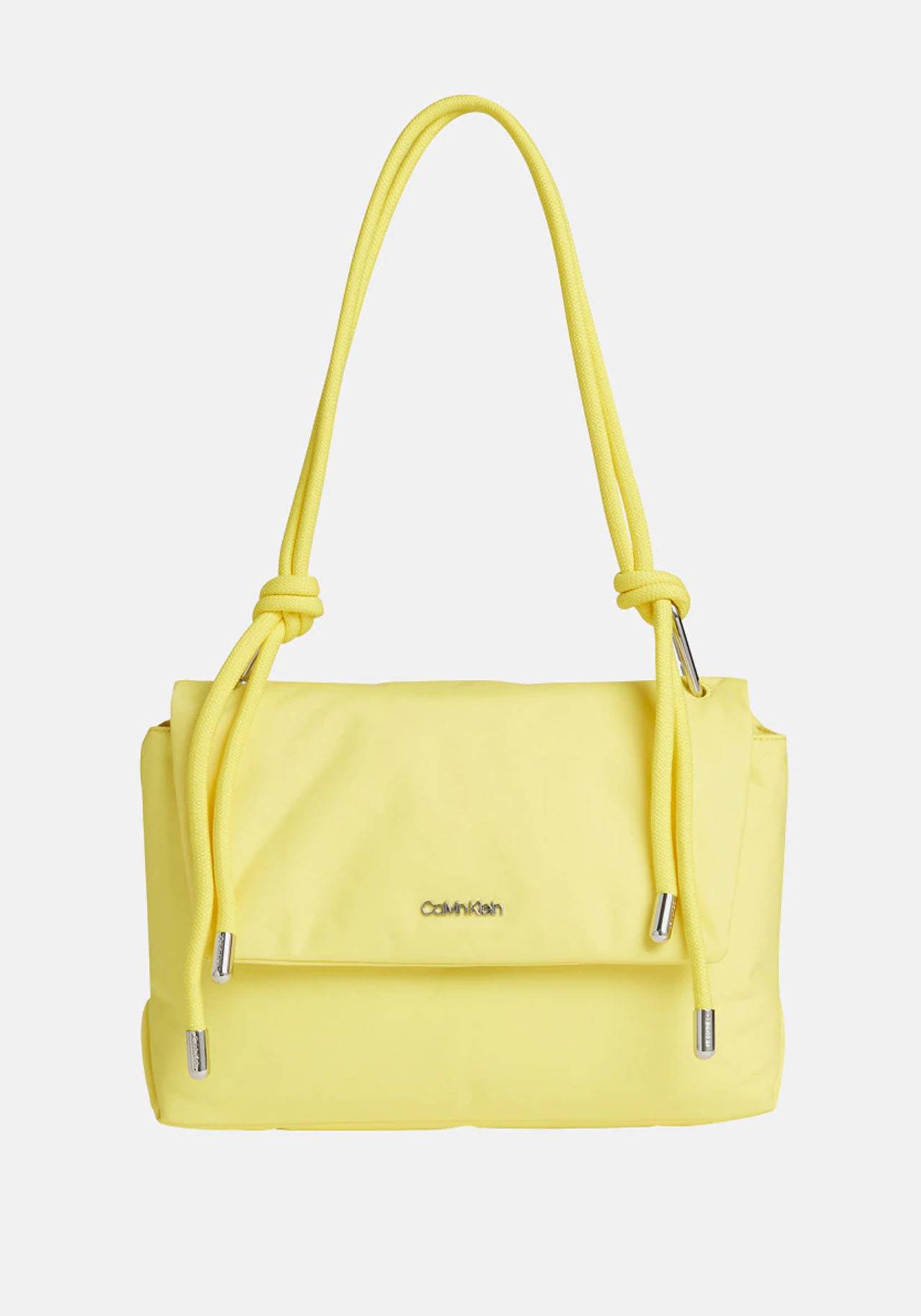Bolso de hombro amarillo de Calvin Klein