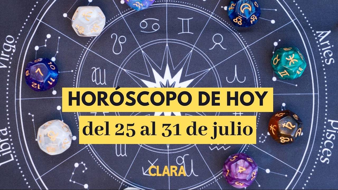 Horóscopo hoy: la predicción para todos los signos del 25 al 31 de julio de 2022