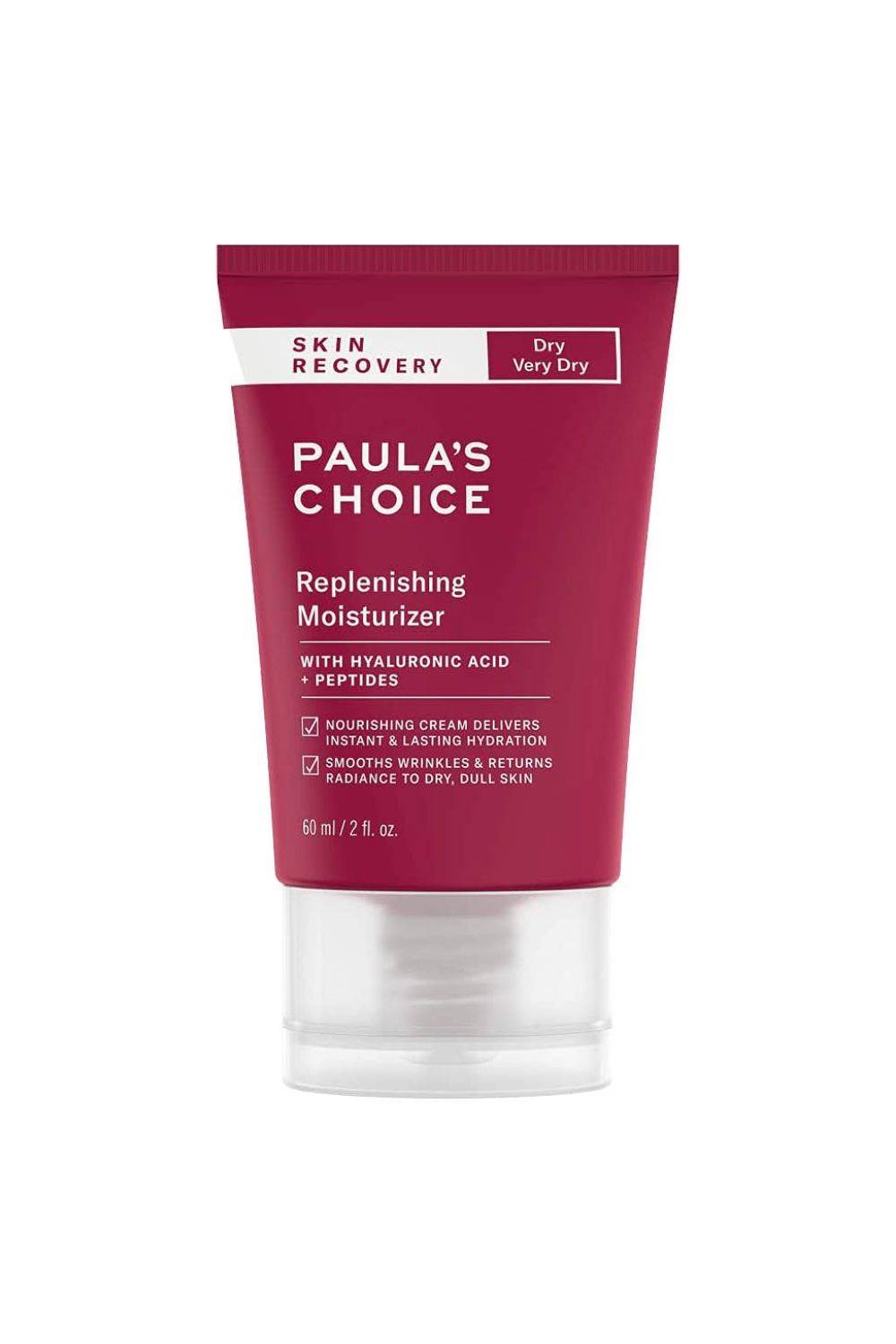 Paula's Choice Skin Recovery Crema Hidratante Facial - Crema de Noche Hidrata y Calma Pieles Sensibles - con Ácido Hialurónico & Antioxidantes - Pieles Normales a Secas 