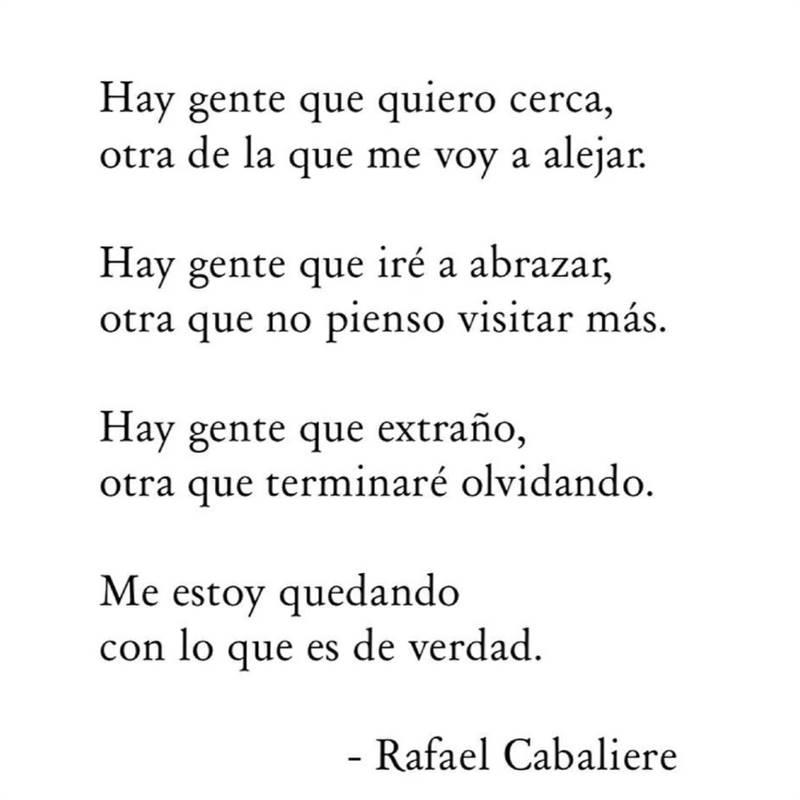 Poema Rafael Cabaliere