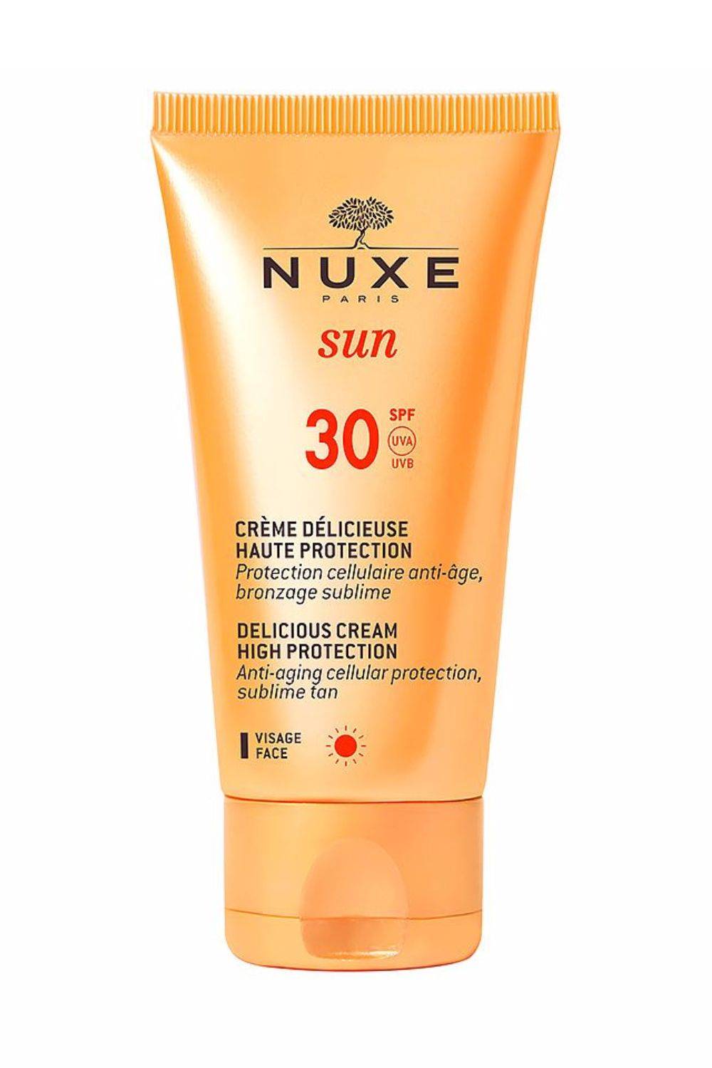 Nuxe Sun Crema Facial con Alta Protección SPF30