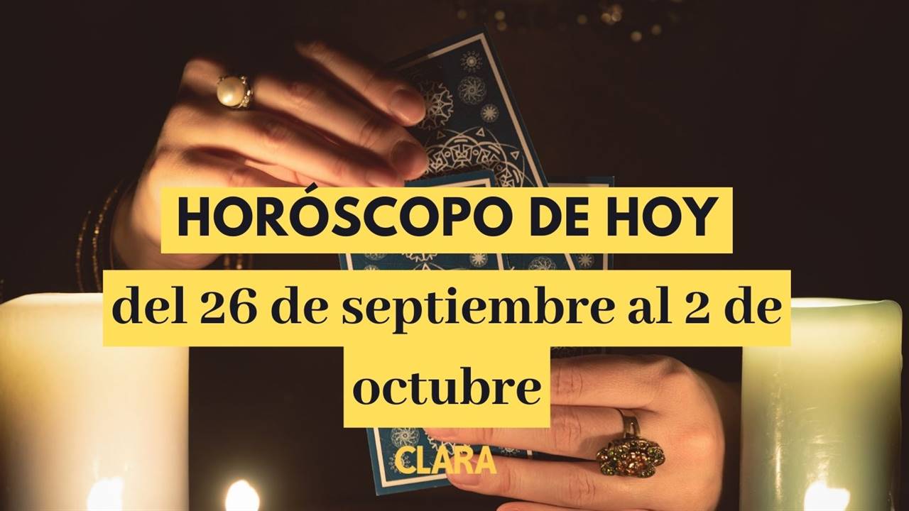 Horóscopo hoy: la predicción para todos los signos del 26 de septiembre al 2 de octubre de 2022