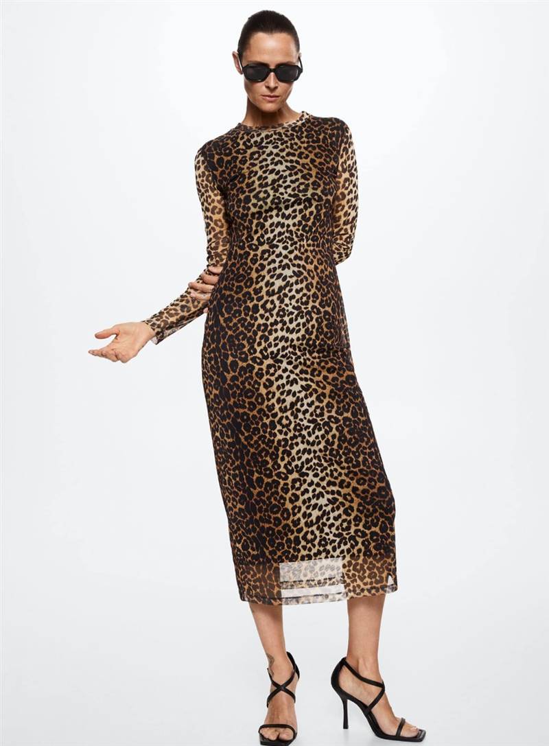 Vestido de leopardo 
