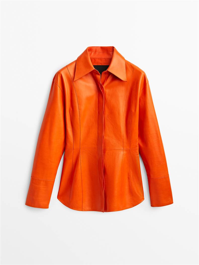 Camisa naranja de Massimo Dutti