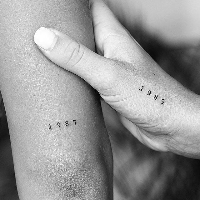 Tatuajes pequeños y bonitos: fechas 