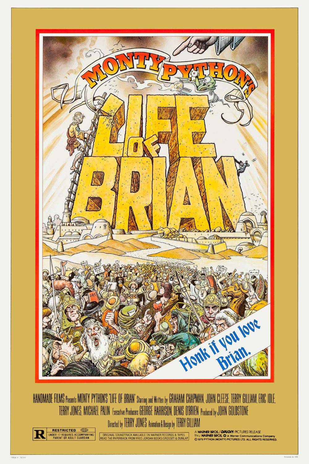 Películas de comedia netflix: La vida de Brian (1979)