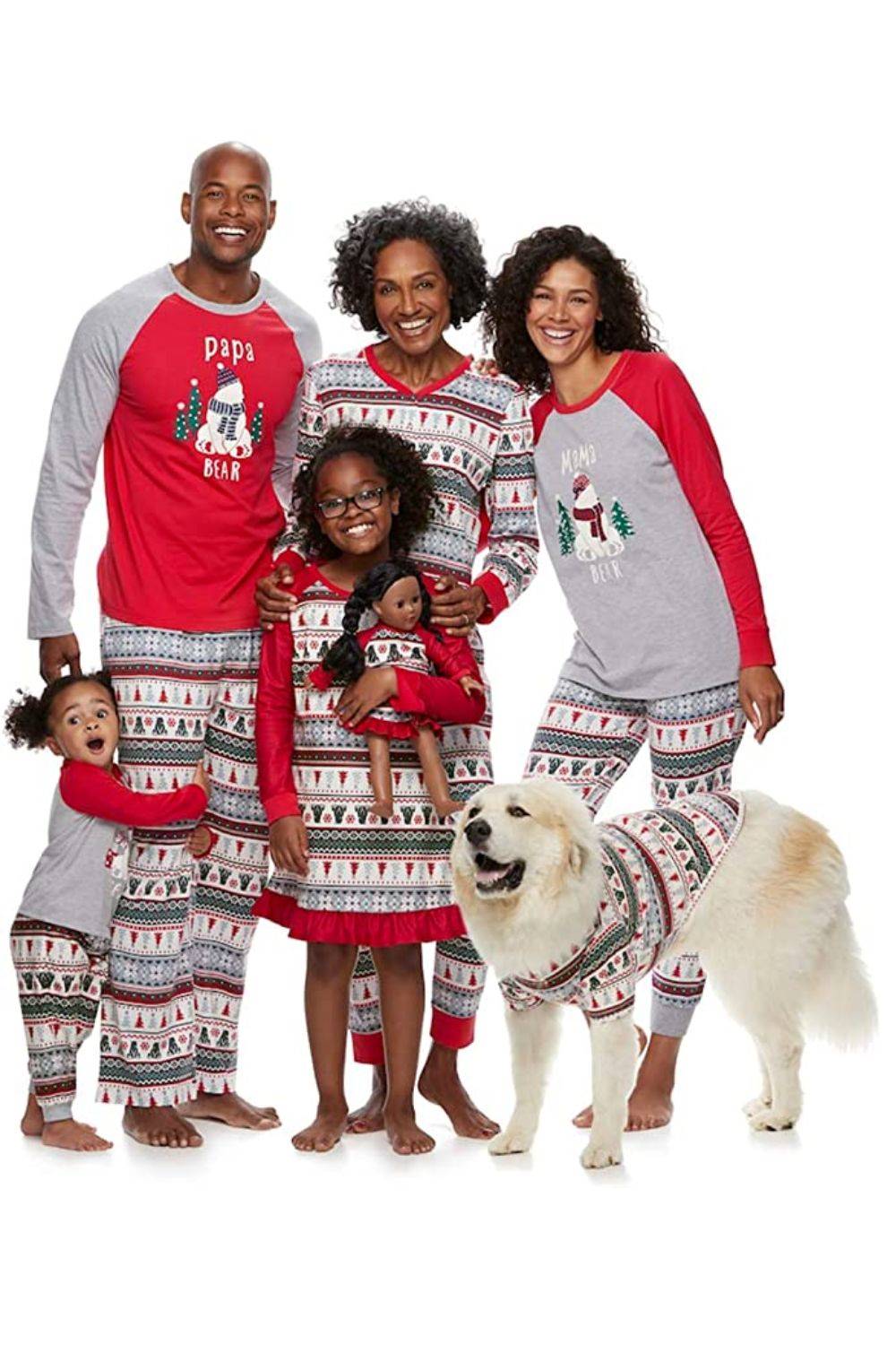 Pijama familiar de Navidad a juego para mujeres, hombres, mamá, papá, niños, niños, bebé, Navidad, ropa de dormir para el hogar, tops y pantalones de Navidad