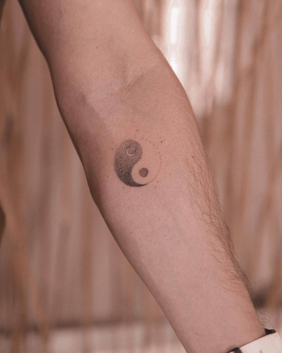 Tatuajes de pareja originales: ying y yang