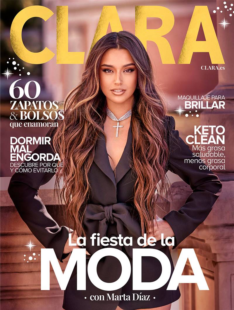 Brilla con el nuevo número de CLARA: Marta Díaz en portada