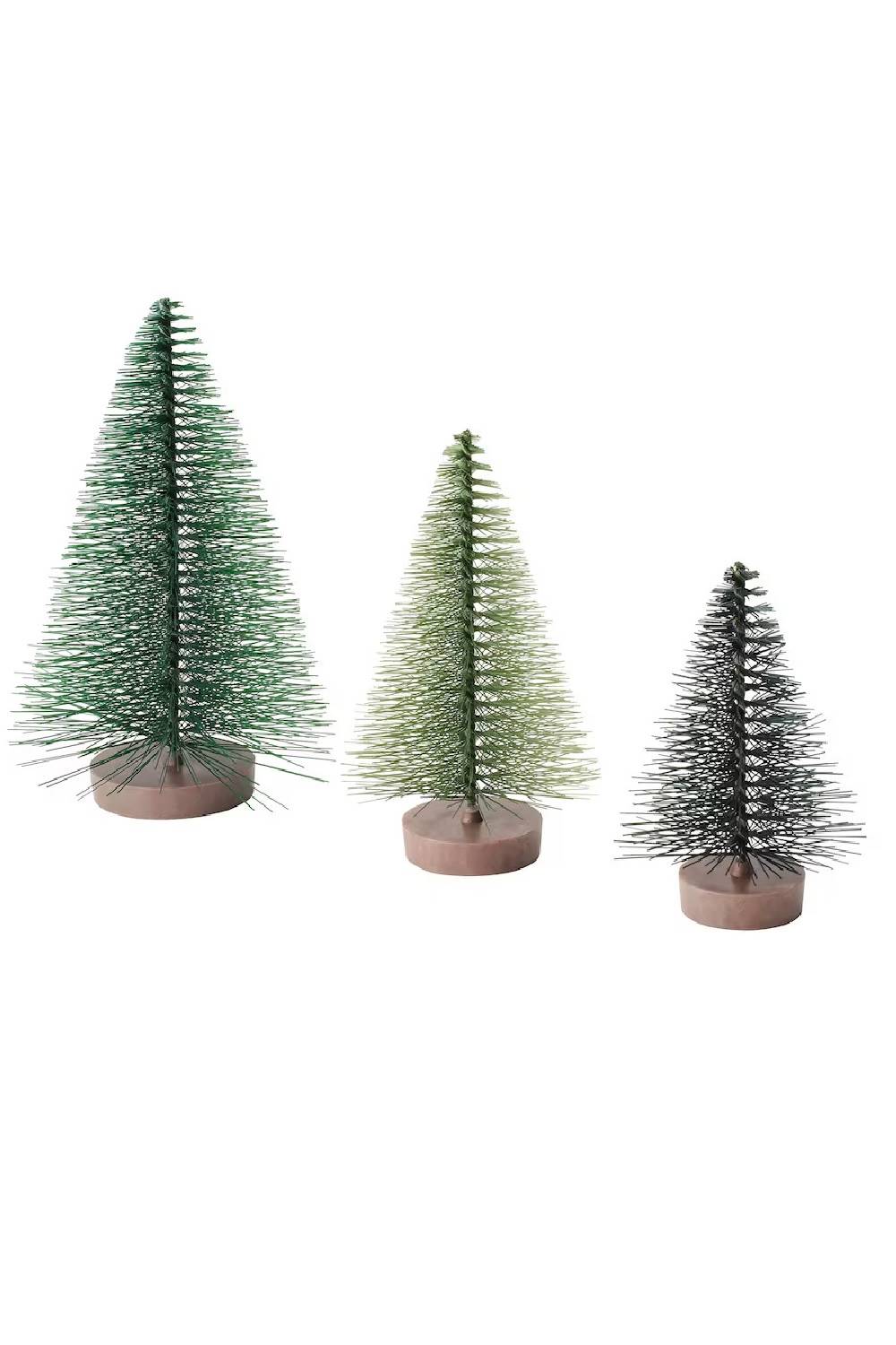 Decoración de Navidad en Ikea: juego de árboles