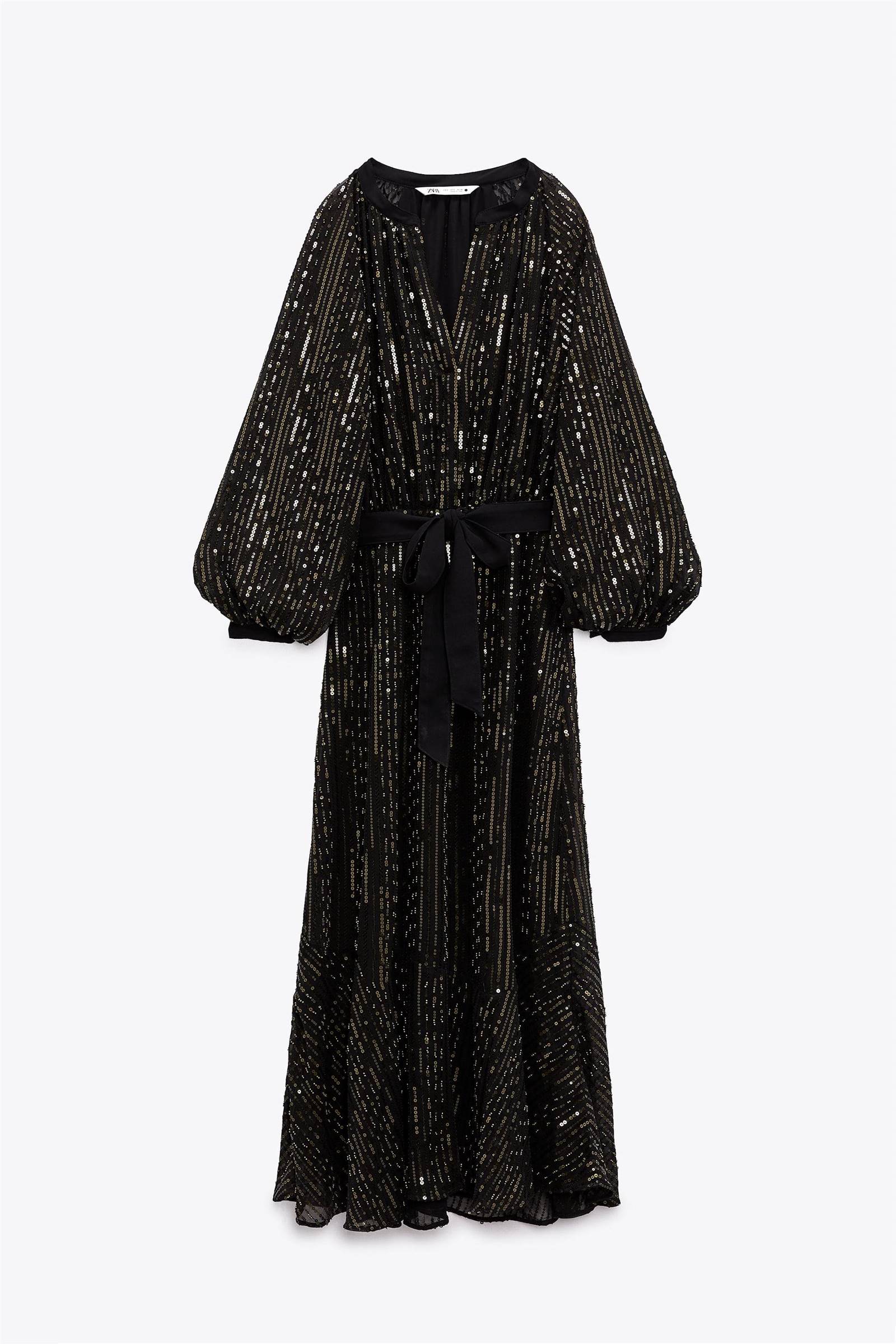 Vestido de lentejuelas de edición limitada de Zara