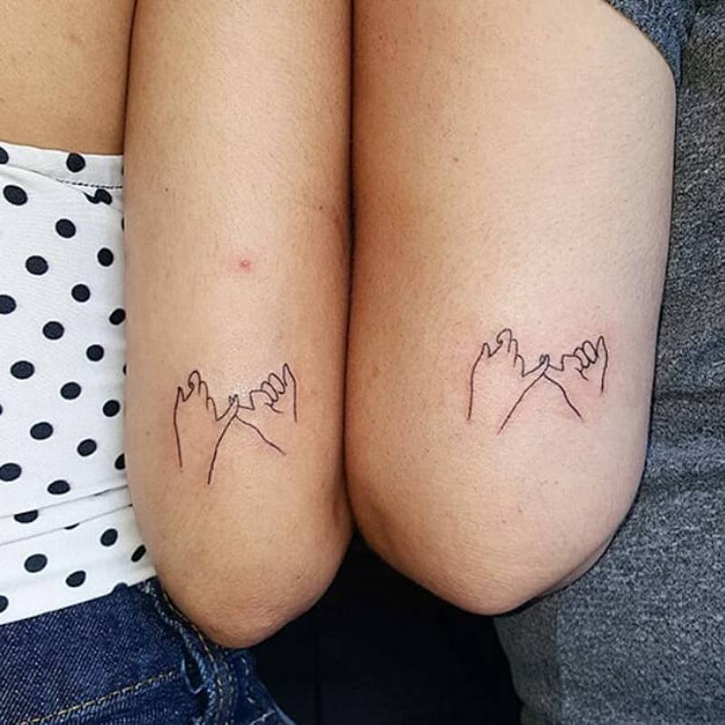 Tatuajes en pareja discretos