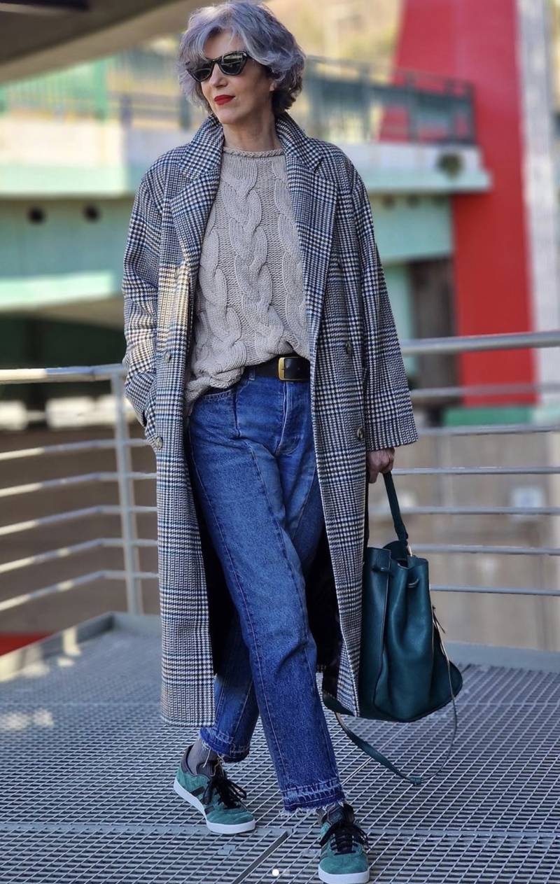 Carmen Gimeno con jeans de Zara