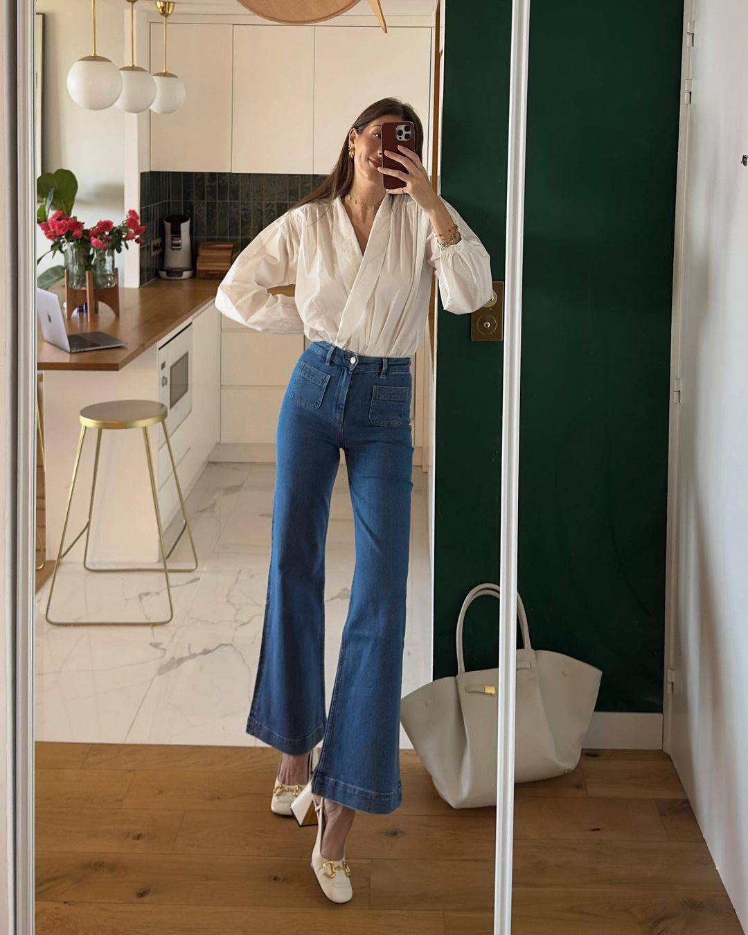 How to wear flared trousers: