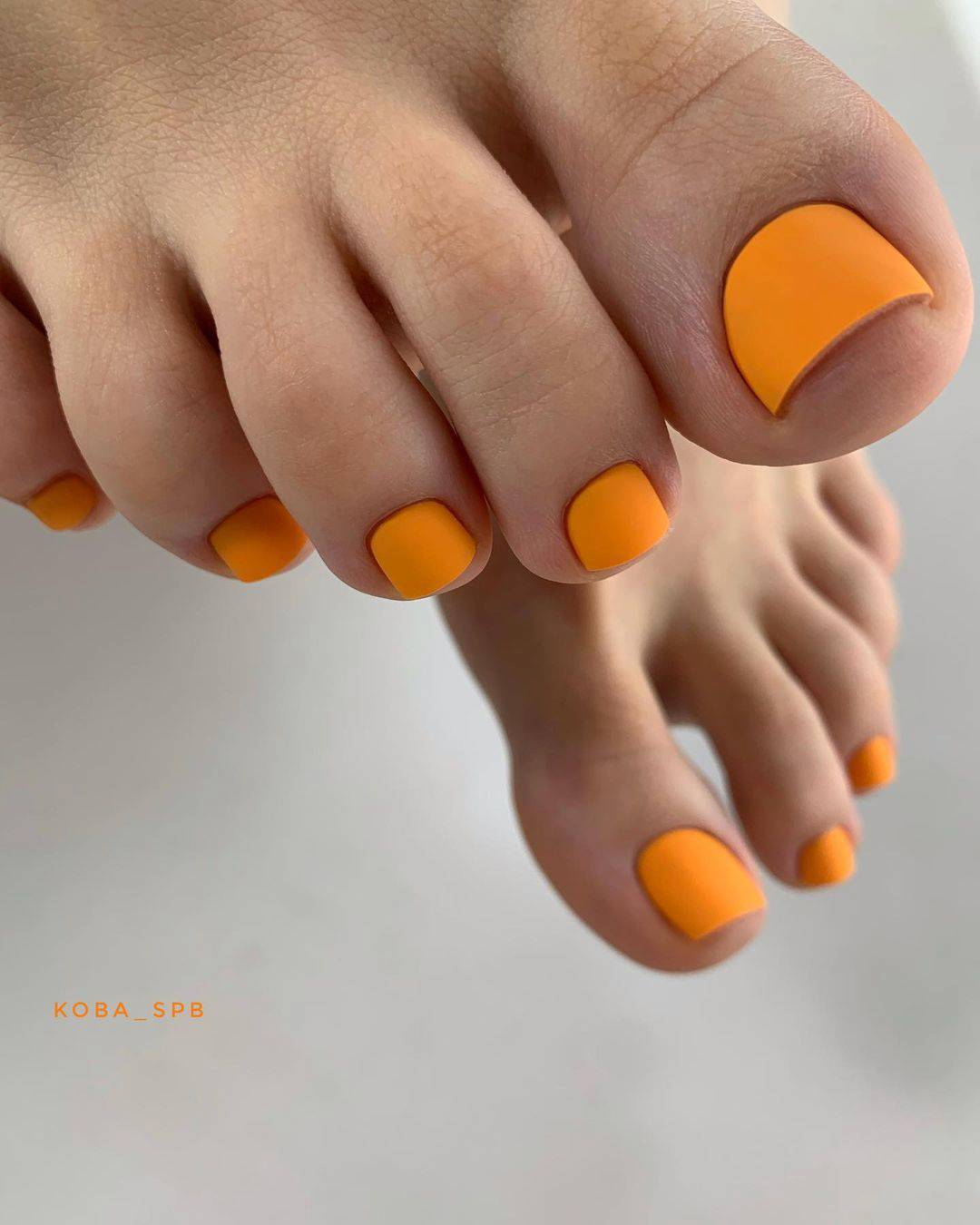 Colores de uñas pies tendencias