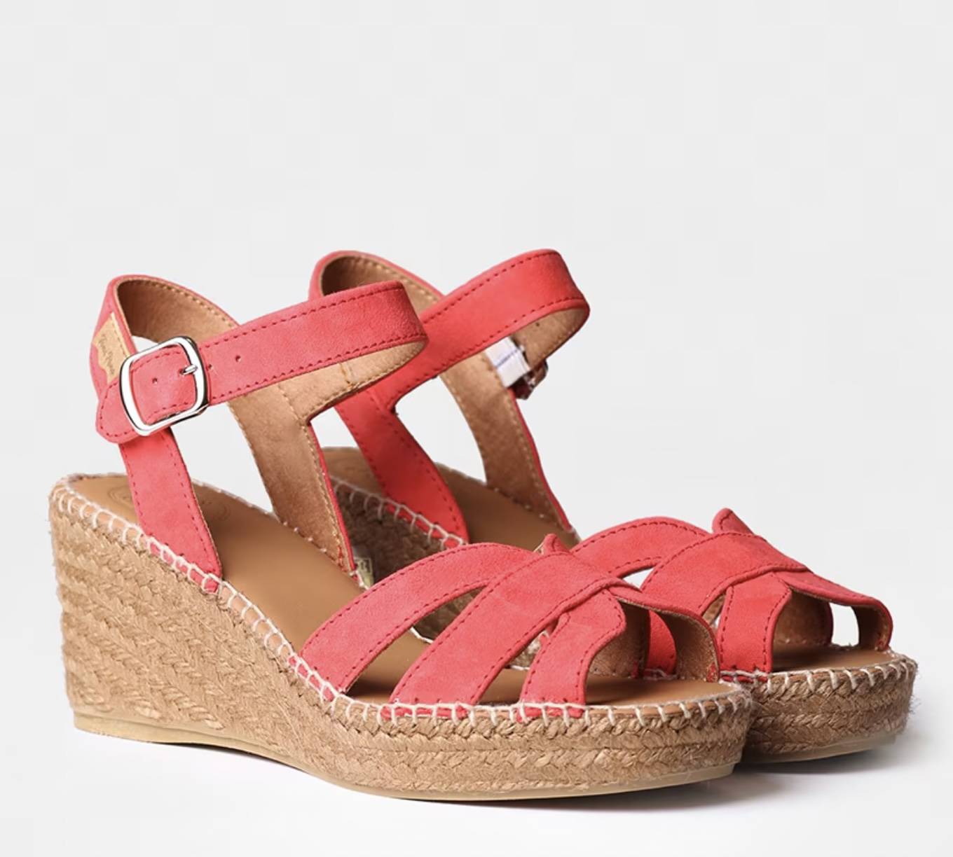 Alpargatas tipo sandalia en color rosa