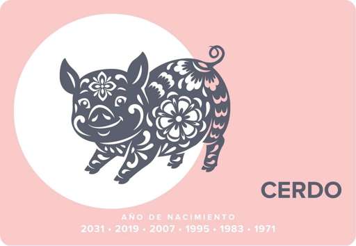 horoscopo chino cerdo