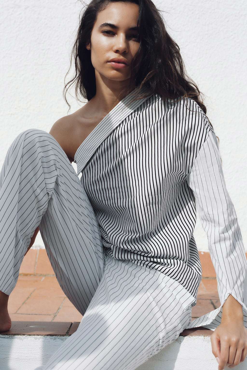 Pijama elegante de Zara. 