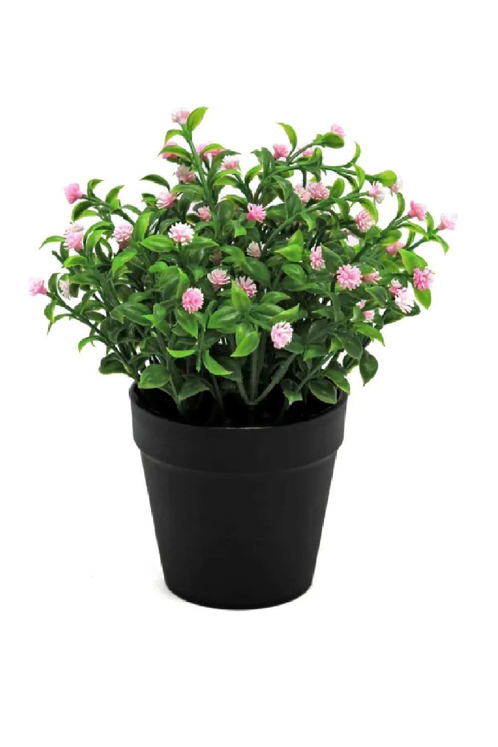 plantas con flores artificiales flores rosas