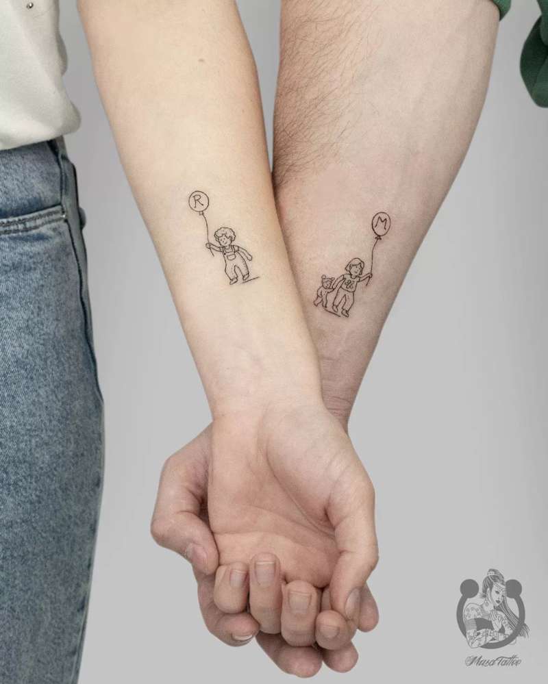 Tatuajes para pareja pequeños