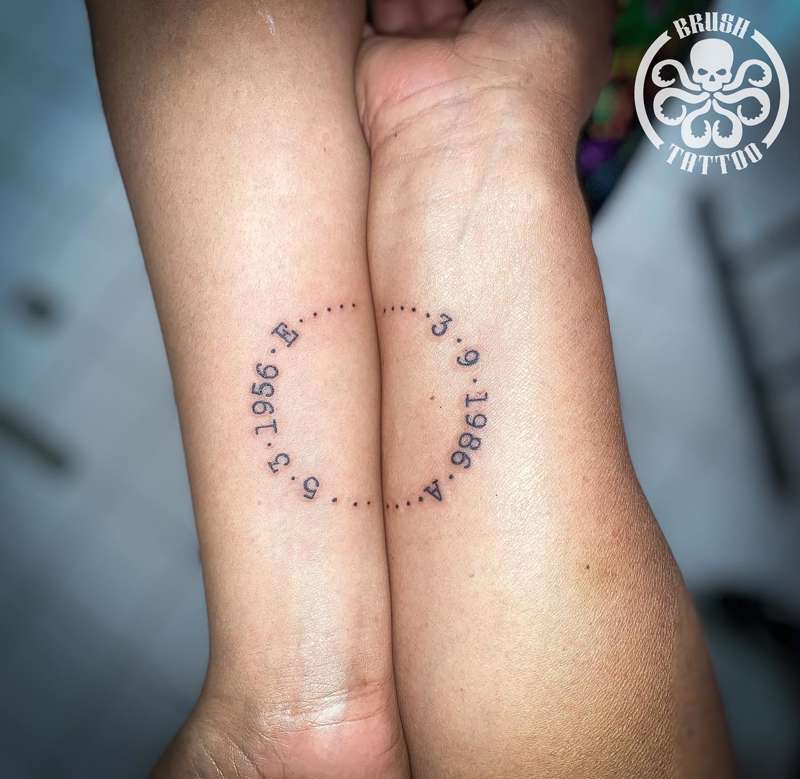 Tatuajes de unión madre e hija: fechas