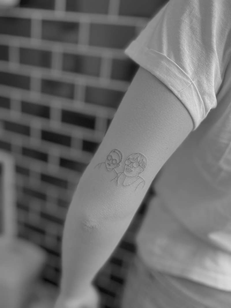 siluetas tatuaje