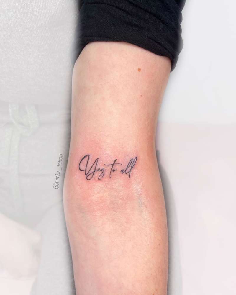 Tatuajes con significado pequeños: una frase