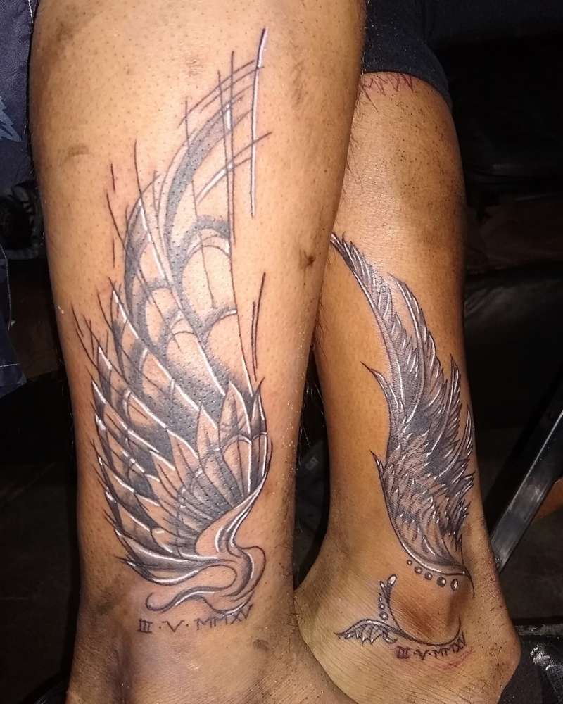 Tatuajes de alas con significado: libertad