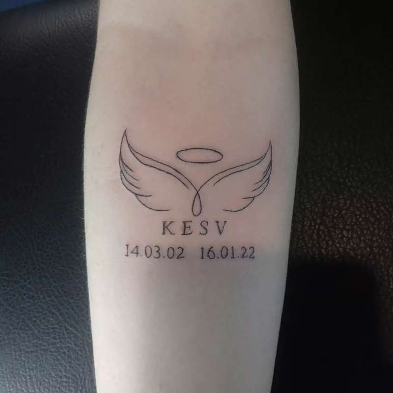 Tatuajes de alas con significado: para no olvidar