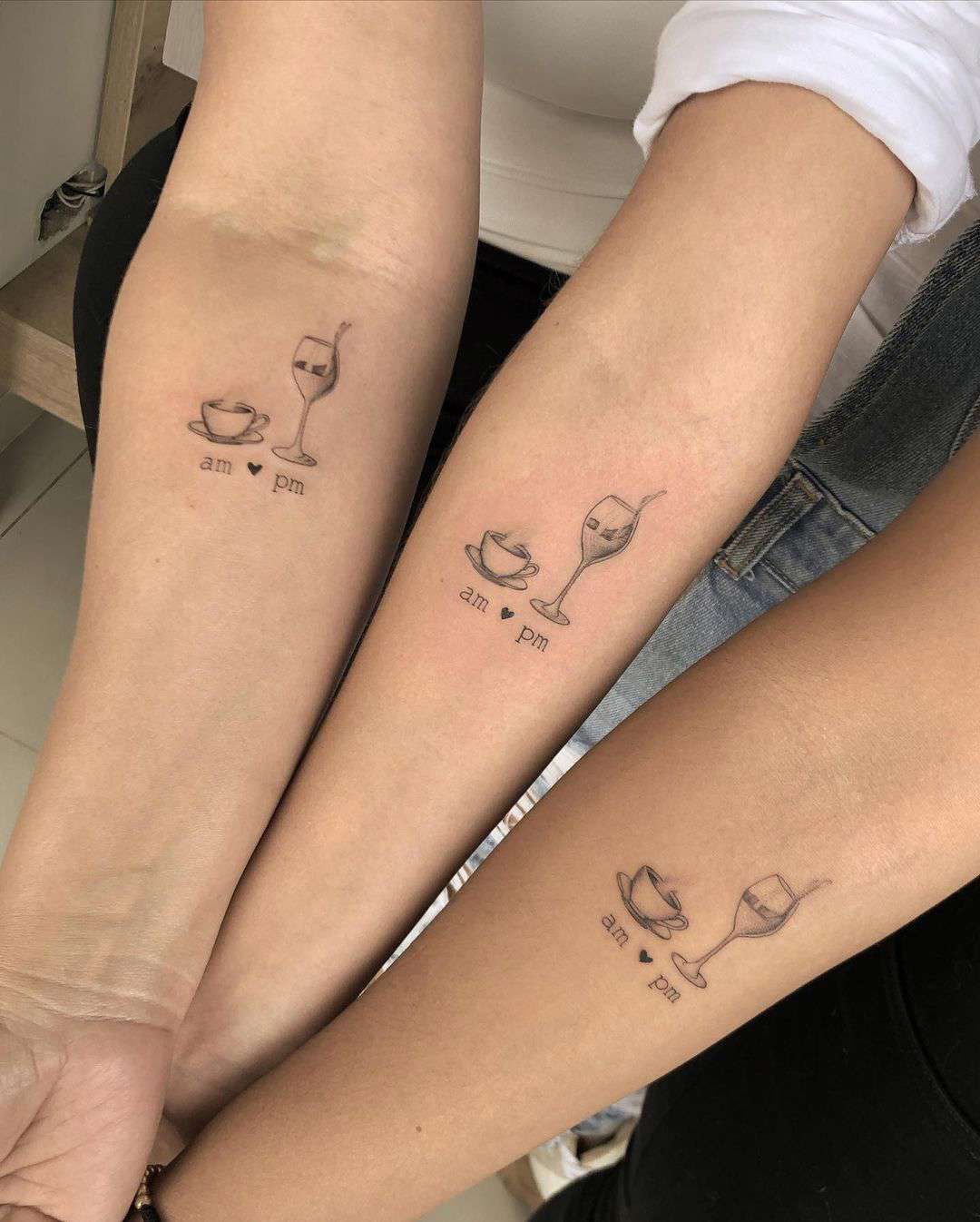 Tatuajes con amigas originales