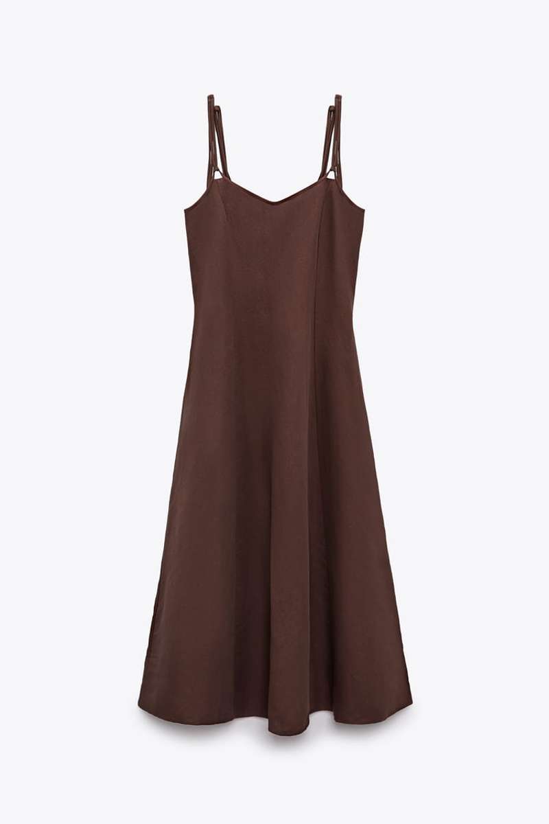 vestido lino special prices Zara