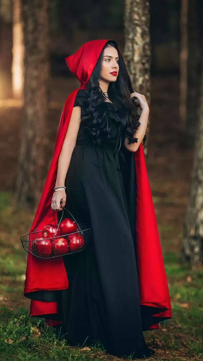 Disfraces de Halloween caseros para mujer: Caperucita roja