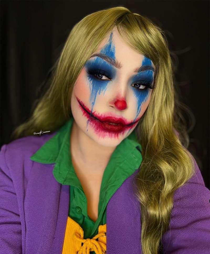 maquillaje halloween joker